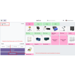 Displays the Order Estimate option; users can click to send estimates to customers.
