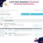 Limit Cart Quantity Purchase Quantity Restrictions
