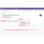 Enable the Subscription option on the product and assign a recurring plan to offer it as a subscription service.