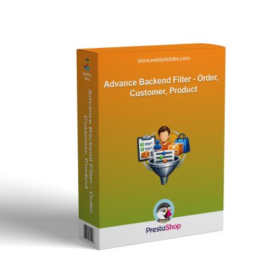 Advance Backend Filter - Order, Customer, Product