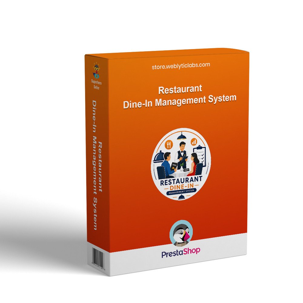 Prestashop Restaurant Dine-In Management System