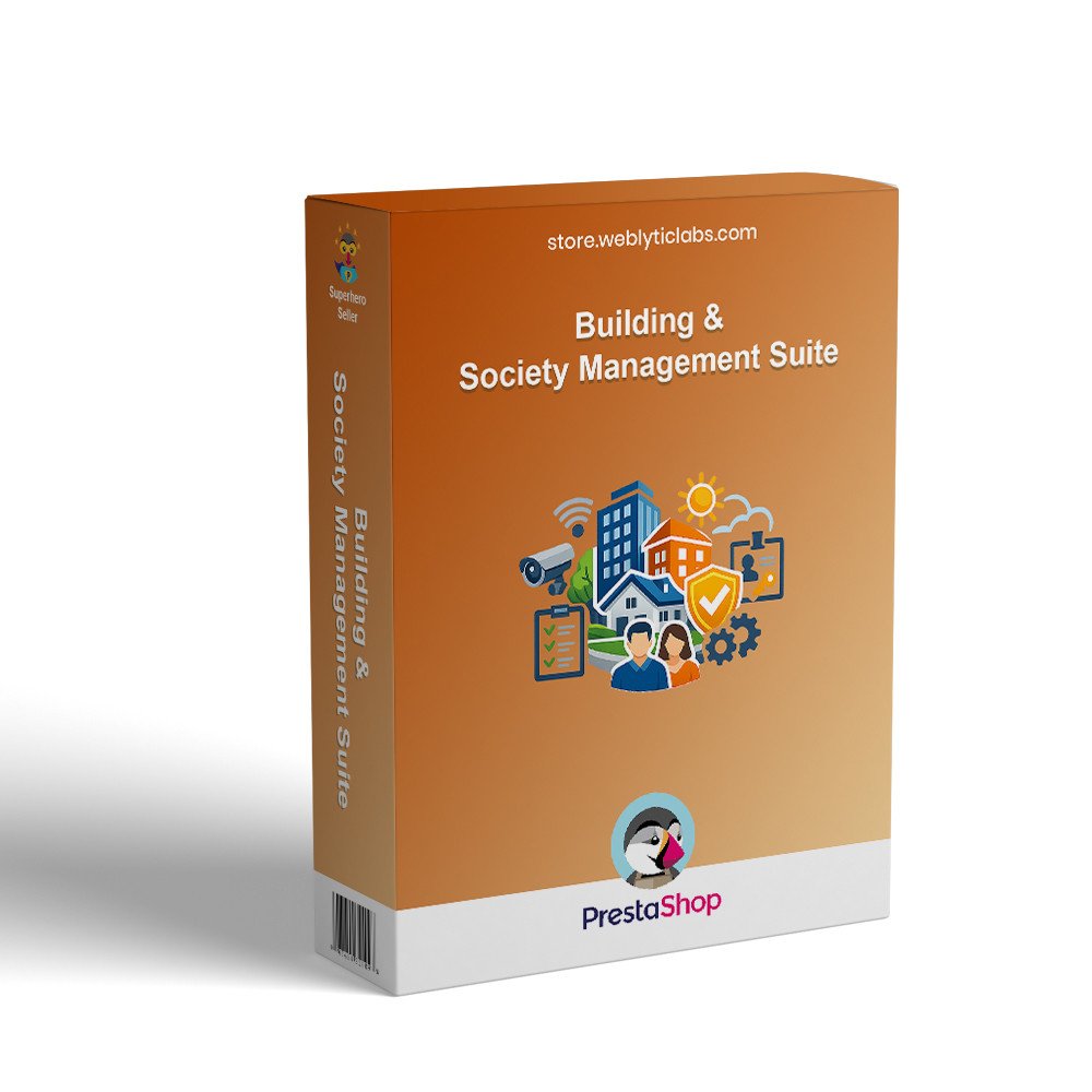 Prestashop Building & Society Management Suite