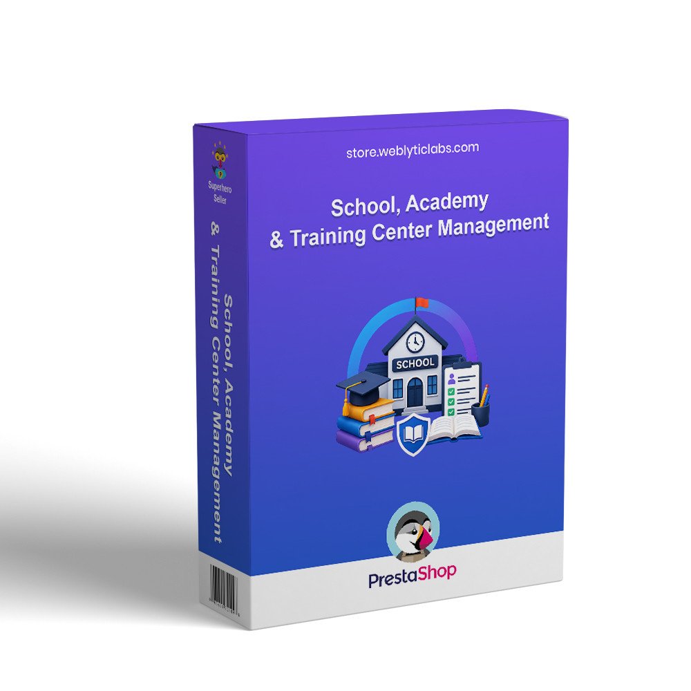 Prestashop School, Academy & Training Center Management