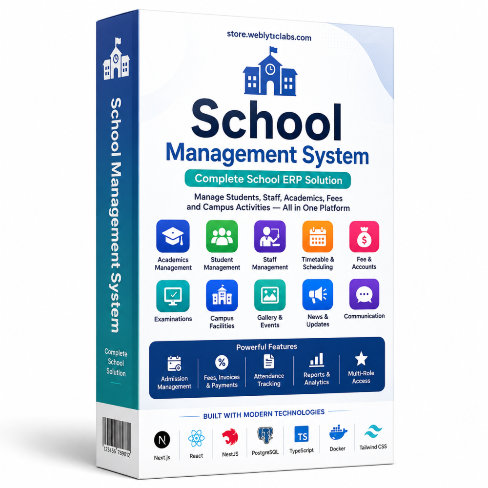 AI-Powered School, Coaching & Institute Management System