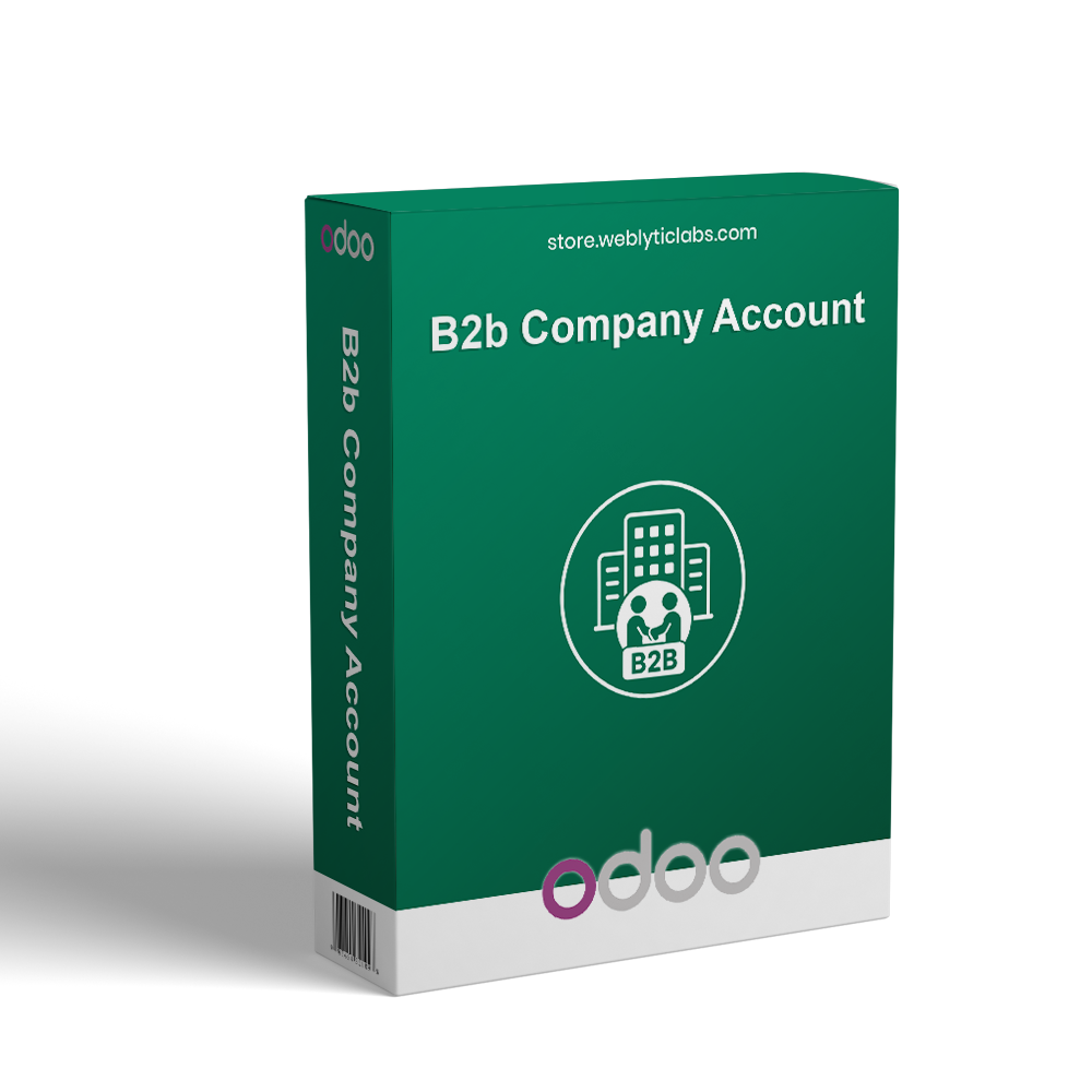 Odoo B2B Company Accounts