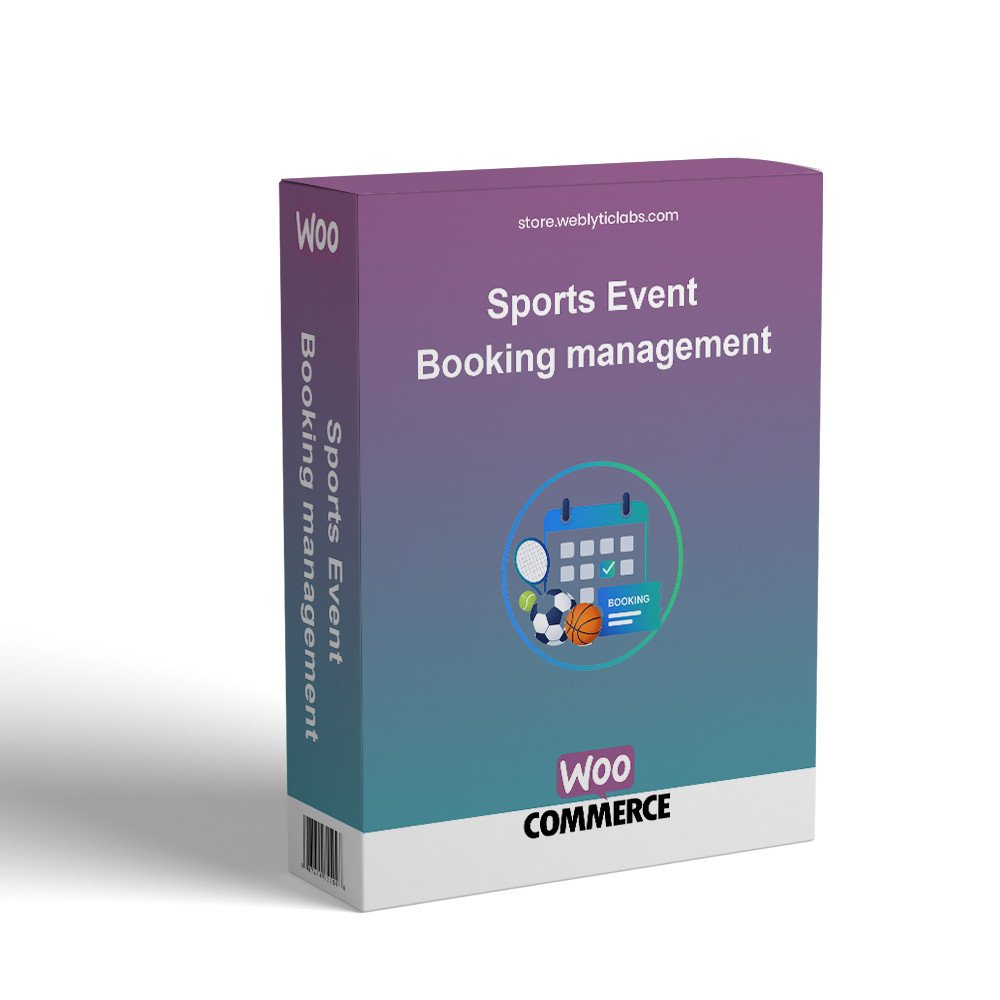 WooCommerce Sports Booking Management Plugin