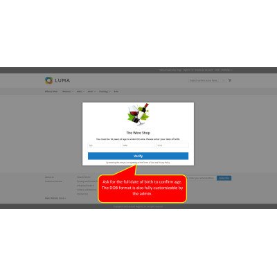 Age Verification Pop-up Solution for E-Commerce Websites