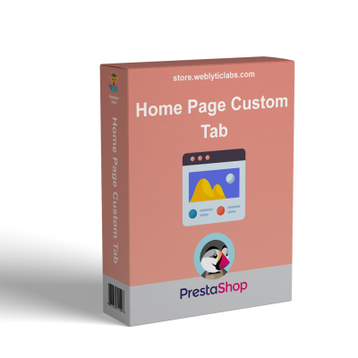 PrestaShop Home Page Custom Tab Module