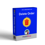 Delete orders and cart