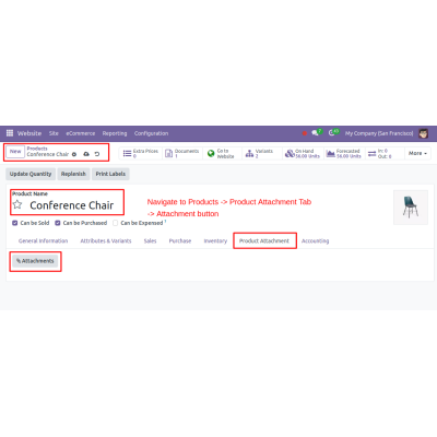 1. Attach Product file