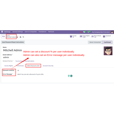 2. User Wise Discount _ Setup