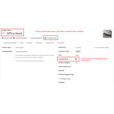 Bundle Product Pack - Sale and Purchase