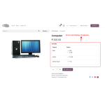 detailed product features