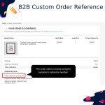 B2B Custom Order Reference Customers choose refs
