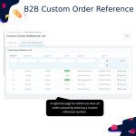 B2B Custom Order Reference Customers choose refs