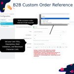 B2B Custom Order Reference Customers choose refs