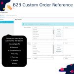 B2B Custom Order Reference Customers choose refs