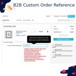 B2B Custom Order Reference Customers choose refs