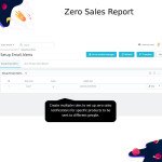 Zero Sales Email Alert  No-Order Product Report