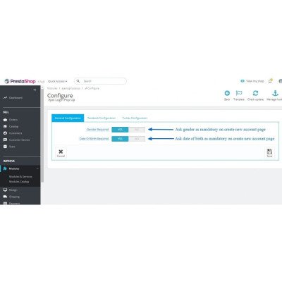 Ajax Login and Registration with Social (Quick) Login