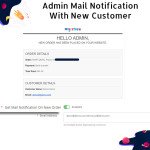 Admin Mail Notification With New Customer