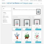 Show add to cart button product list / category page