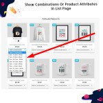 Show Combinations Or Product Attributes In List Page