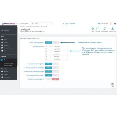 Login To Customer Account Without Password