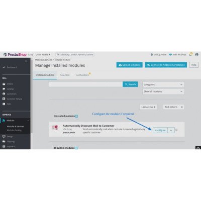 Automatically Discount Voucher Mail To Customer