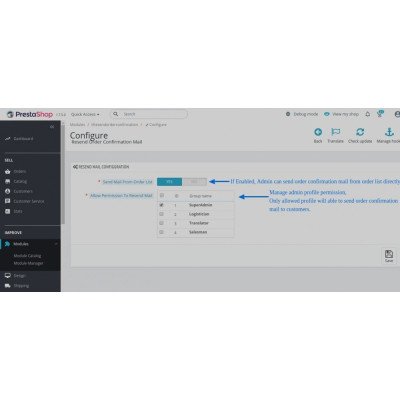 Resend Order Confirmation Mail