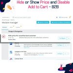 Hide or Show Price and Disable Add to Cart - B2B