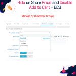 Hide or Show Price and Disable Add to Cart - B2B