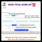 Show Total Saved On Cart