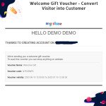 Welcome Gift Voucher - Convert Visitor into Customer