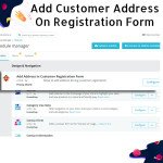 Add Customer Address On Registration Form
