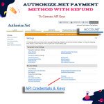 Authorize.net Payment Method with Refund