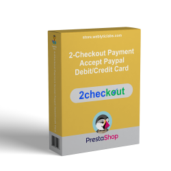 Prestashop 2-checkout payment-accept paypal,debit/credit card Module