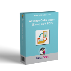 Prestashop Advance Orders Export (Excel, CSV, PDF) Module