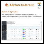Advance order list-configurable/ fast view