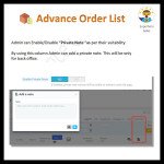 Advance order list-configurable/ fast view