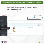 Custom Payment Method-With Fee(surcharge) and Discount