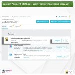 Custom Payment Method-With Fee(surcharge) and Discount