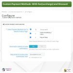 Custom Payment Method-With Fee(surcharge) and Discount
