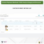 Custom Payment Method-With Fee(surcharge) and Discount