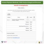 Custom Payment Method-With Fee(surcharge) and Discount