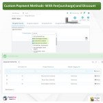 Custom Payment Method-With Fee(surcharge) and Discount