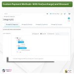 Custom Payment Method-With Fee(surcharge) and Discount