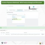 Custom Payment Method-With Fee(surcharge) and Discount
