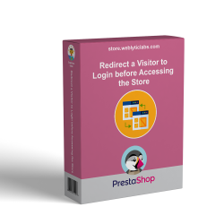 Prestashop Redirect a visitor to login before accessing the store Module
