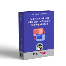 Prestashop Redirect Customer After Sign in, Sing Out & Registration Module